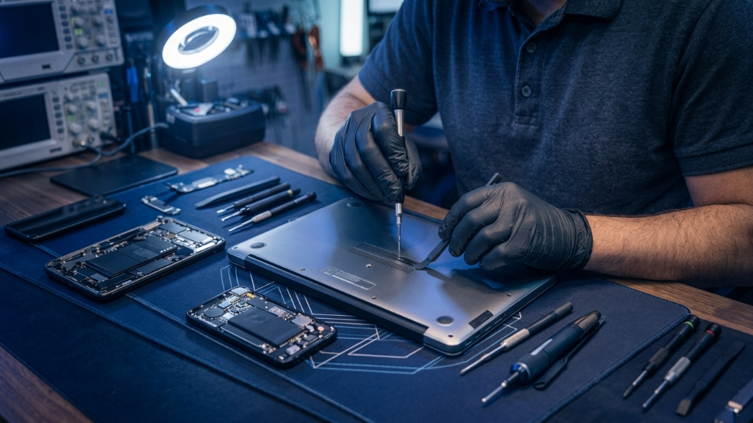 Phone, laptop and tablet repair services at Express workshop